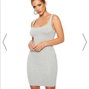Naked Wardrobe mini dress (grey)
